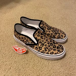 Vans Cheetah Print Skate Slip-Ons New with Tags